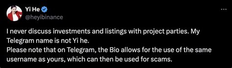 Binance Mitbegr Nder Yi H Warnt Vor M Glichen Betr Gereien Und Weist