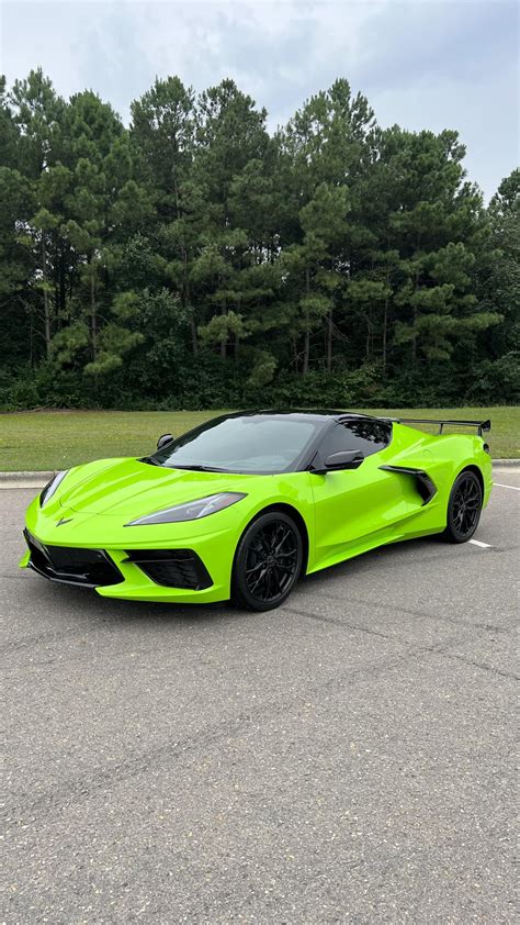 C8 Wrapped in 3M Gloss Light Green : r/Corvette