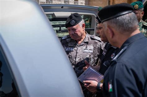 Public Security Directorate - King visits the Gendarmerie Forces Command