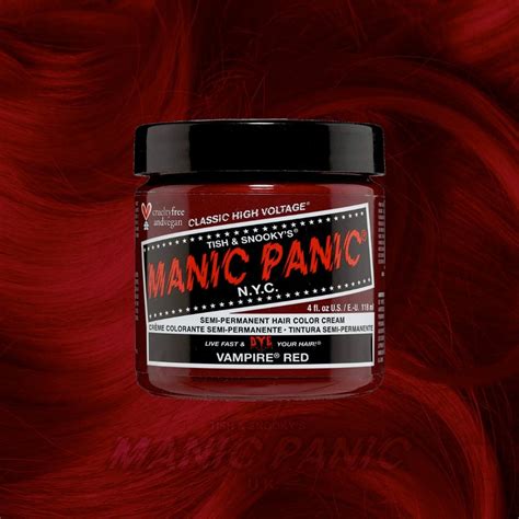 Manic Panic Semi Permanent Hair Dye Vampire Red