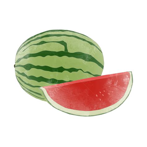 Dibujos Animados Creativos Acuarela Fruta Fresca Sandía Elementos Png