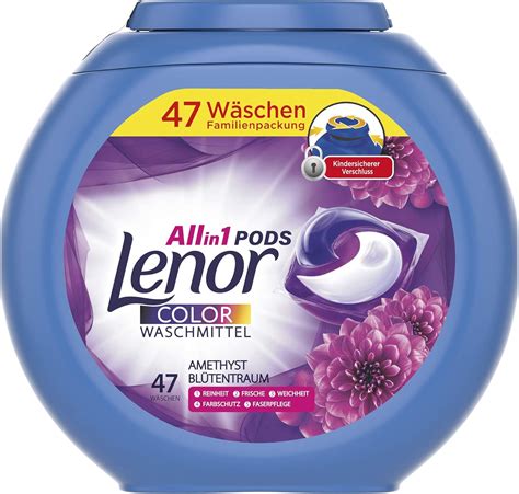 Lenor All In Pods Waschmittel Amethyst Bl Tentraum Waschladungen