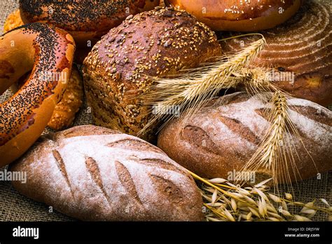 Background From Fresh White Bread Stock Photo Alamy