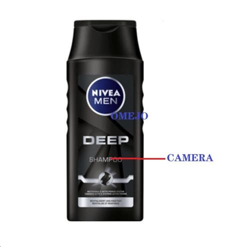 Usa Shampoo Bottle Camera Remote Control On Off And Motion Detection