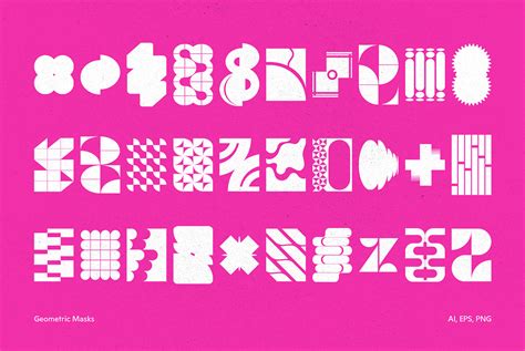 Geometric Masks Graphics :: Behance