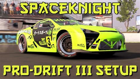 SpaceKnight Pro Drift III Custom Setup Lexus LFA CarX Drift Racing