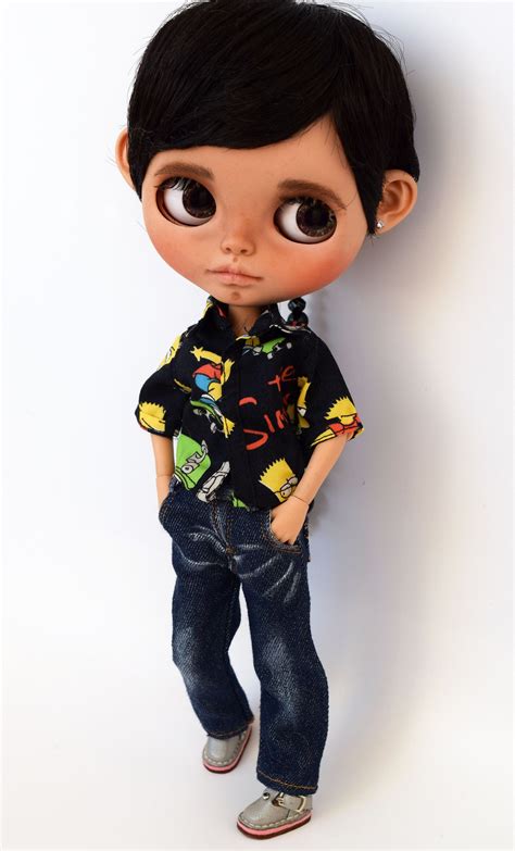 Custom Blythe Doll Ooak Tbl Boy Etsy Blythe Dolls Blythe Dolls