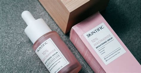 [review] Skintific 10 Niacinamide Brightening Serum Untuk Bekas Jerawat Kehitaman Bintang