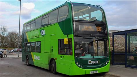 First Essex Basildon Wa56 Fud 33412 On Route 100 For Lakeside Bus