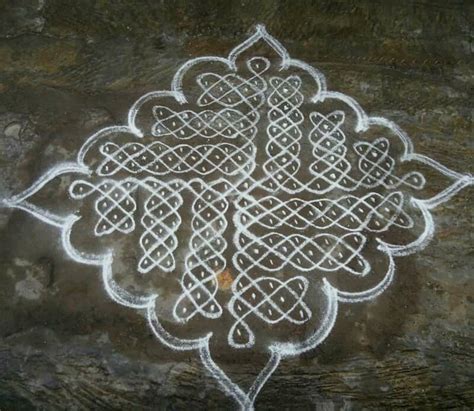 15 Dots Sikku Kolam Tippudu Muggulu Kolams Of India