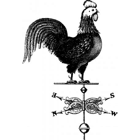 Chicken Stamps No Rooster Weather Vane Graphic By Jessica Dunn