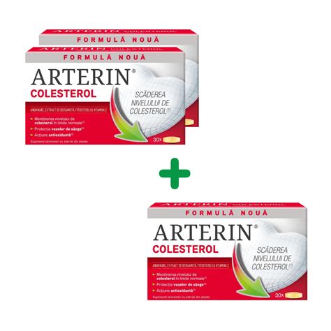 Pachet Arterin Colesterol 30 Comprimate Filmate Perrigo