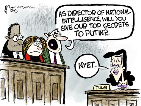 Cartoon Traitor Tulsi
