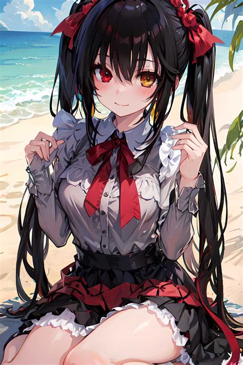 Anime Date A Live Tohka Yatogami Kurumi Tokisaki Kawaii Anime Girl