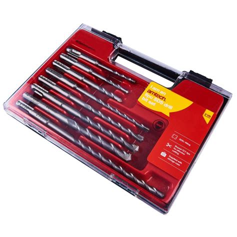 8pc Sds Drill Bit Set Amtech
