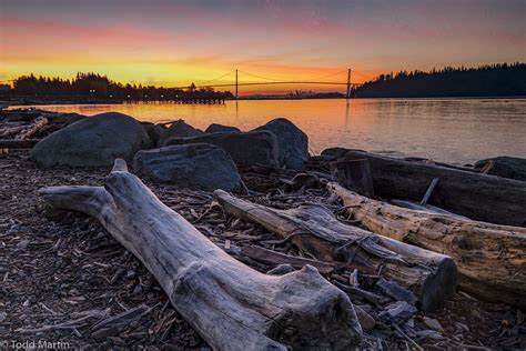 A Frosty Daybreak At Ambleside Beach West Vancouver Flickr