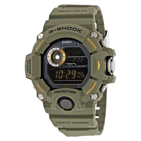 Casio G-Shock Digital Dial Green Resin Men's Watch GW9400-3CR - G-Shock - Casio - Watches - Jomashop