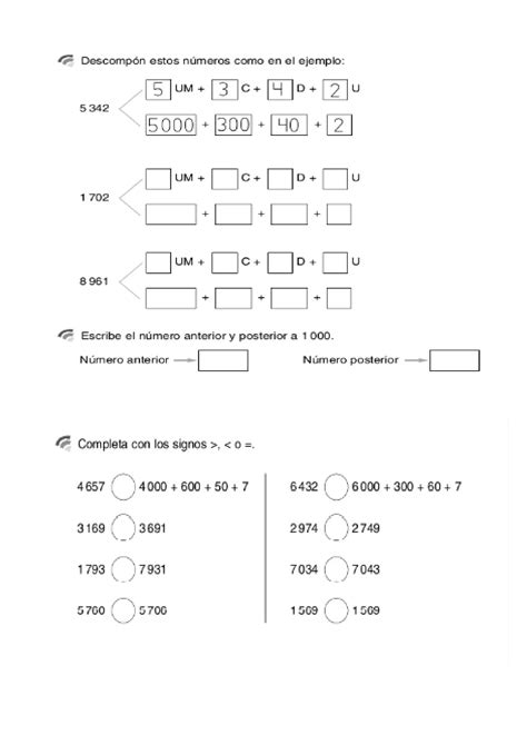 Ejercicios De Matematicas 3er Grado Pdf