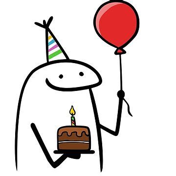 Flork Meme Stickers Happy Birthday Sticker For Sale By