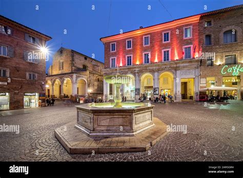 Piazza Della Repubblica Urbino Marche Italy Europe Stock Photo Alamy