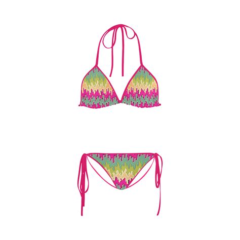 Paint Drips Custom Bikini Swimsuit ID D178432