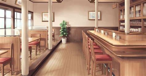 Restaurant Anime Background Anime Background Anime Scenery Anime