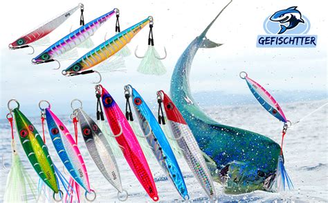 Amazon Gefischtter Pcs Fishing Jigs Vertical Saltwater Jigs