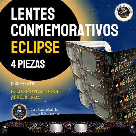 Lentes Para Eclipse Solar Conmemorativos Abr 8 2024