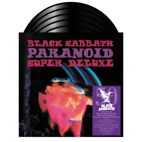 Black Sabbath Paranoid Super Deluxe 50th Anniversary 5xLP Vinyl