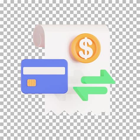 Premium Psd Isolated Transaction D Icon