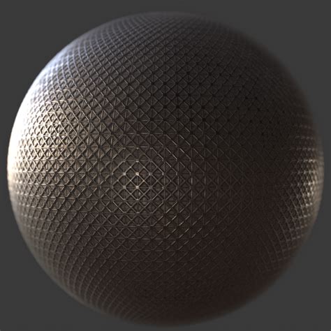 Mesh Covered Metal 1 Pbr Material Texture Download