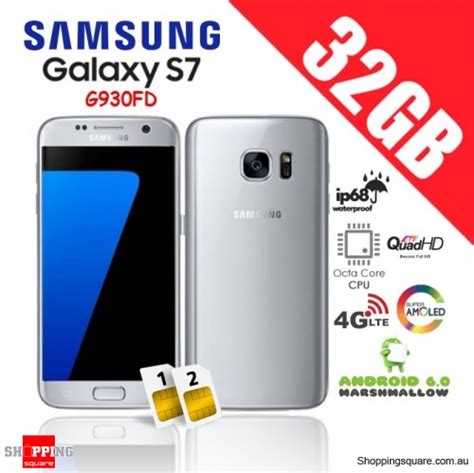 Samsung Galaxy S7 Dual Sim G930fd 4g 32gb Unlocked Smartphone Silver