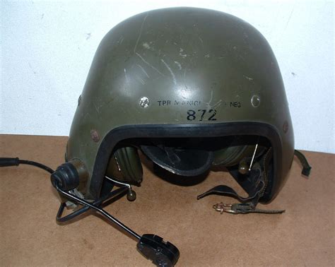 Vintage British Army Tank Crew Helmet Ebay