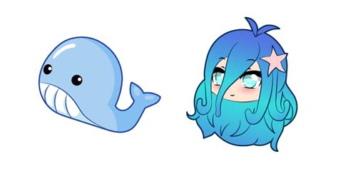 Gacha Life Coral And Dolphin Cursor Custom Cursor