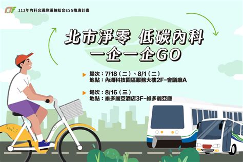 內科交通綠運輸結合esg 北市淨零、低碳內科推廣活動開跑