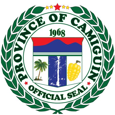 province  camiguin official seal logo vector logo  province