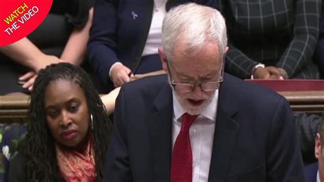 Jeremy Corbyn Tables No Confidence Vote In The Government After May S Huge Brexit Deal Defeat