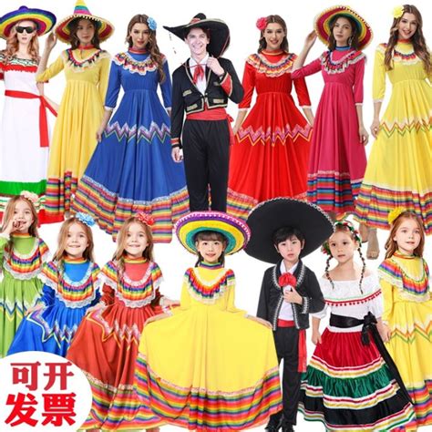 👗👑 Performance clothing~ Mexican Costume Mexico South American ...