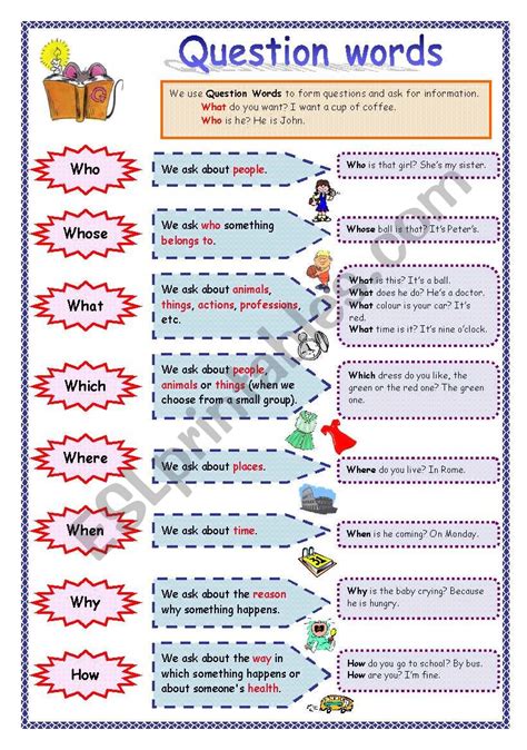 Question Words 54 Funny English With Pere Costa AD6