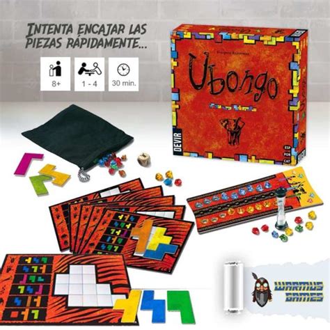 Ubongo Trilingue Juegos De Mesa Warmus Games