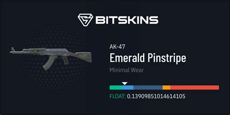 Ak 47 Emerald Pinstripe Minimal Wear Cs2 Skins Find And Trade