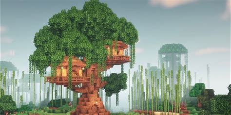 Minecraft Jungle Treehouse Design