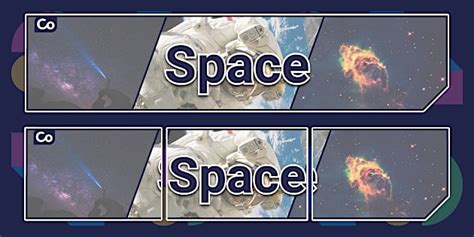 Space Display Banner Teacher Made Twinkl