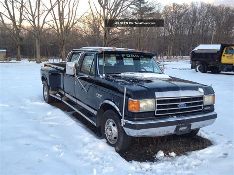 1990 Ford F 350 Xlt Lariat Crew Cab Pickup 4 Door 7 3l