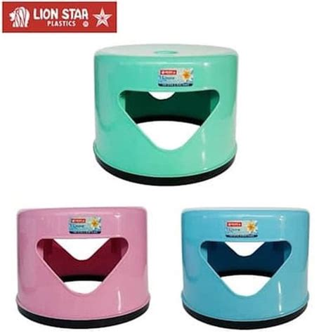 Jual Lionstar G Round Stool Japan Kursi Bangku Jongkok Pendek Lion