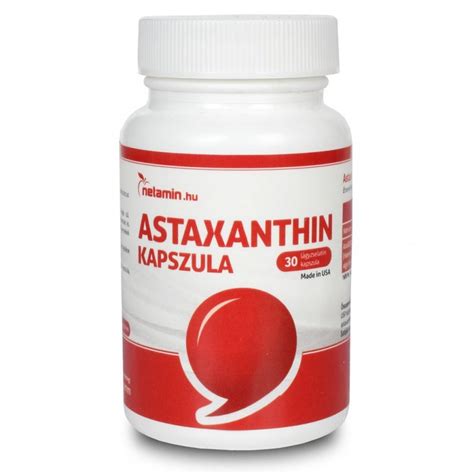 Netamin Astaxanthin kapszula 30db vásárlás hatóanyagok leírás