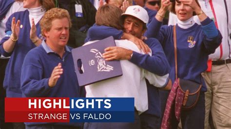 Nick Faldo Vs Curtis Strange Extended Highlights Ryder Cup