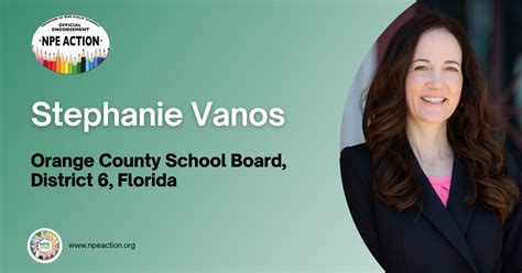 NPE Action endorses Stephanie Vanos for Orange County School Board ...