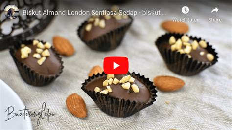 Biskut Almond London Rangup Buat Orang Lapo