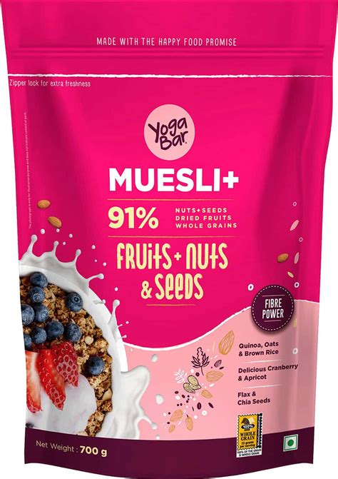 Buy YOGABAR NO ADDED SUGAR MUESLI 400G Online Get Upto 60 OFF At